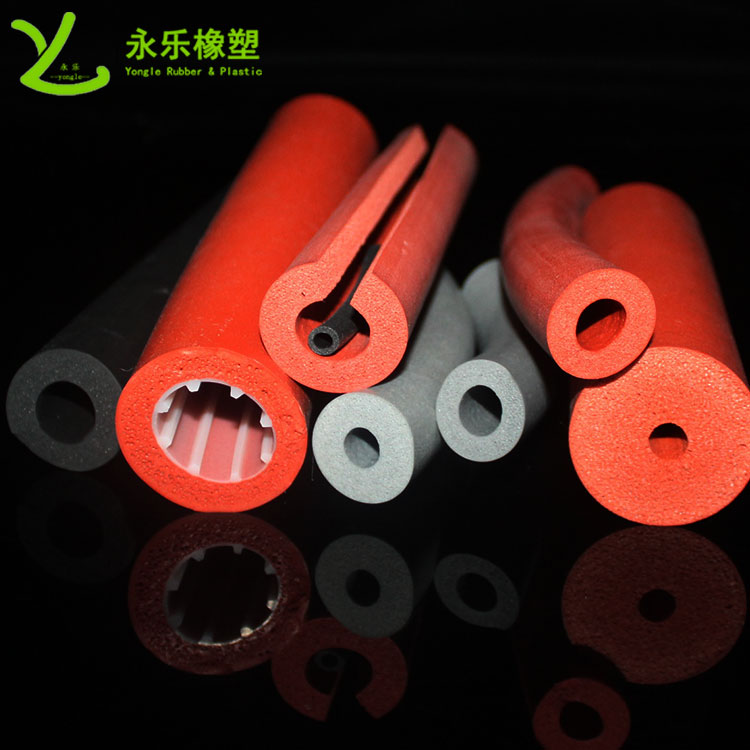 硅膠發(fā)泡管，耐高溫發(fā)泡硅膠管，保溫發(fā)泡硅膠管