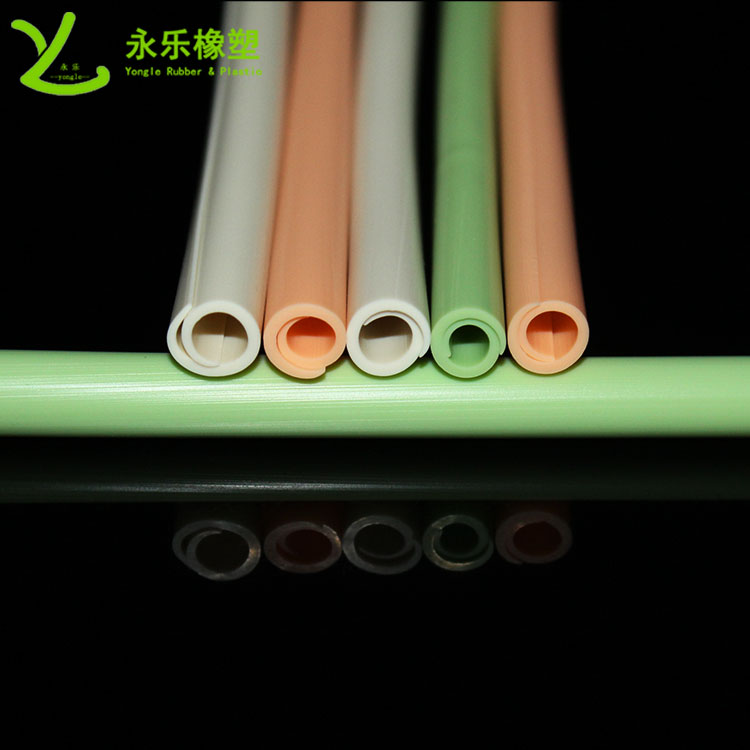 硅膠吸管，擠出異形硅膠吸管，食品級(jí)硅膠吸管