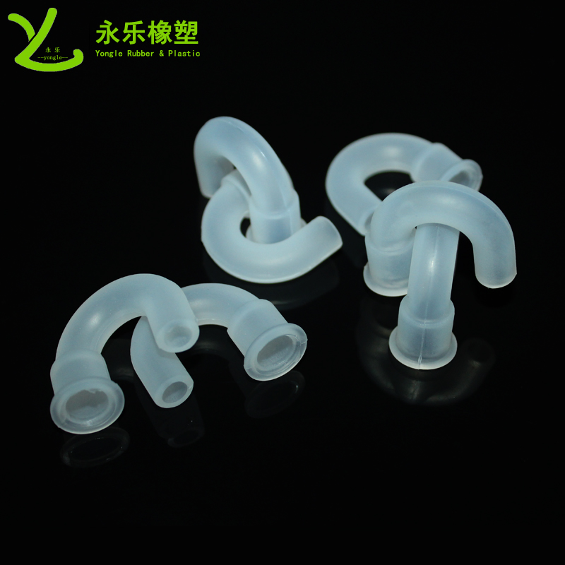 醫(yī)用硅膠彎管，模壓硅膠彎管，血氧儀硅膠彎管