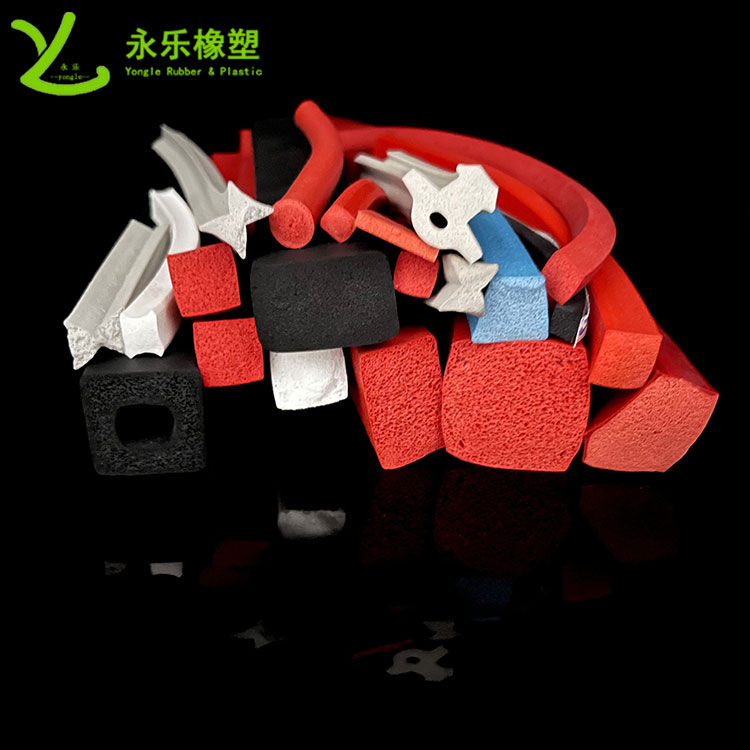 擠出發(fā)泡硅膠條，防水發(fā)泡硅膠條，耐高溫發(fā)泡硅膠條