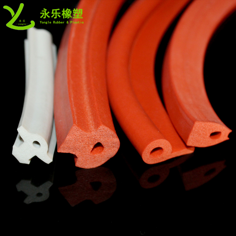 耐高溫發(fā)泡硅膠條，阻燃發(fā)泡硅膠條，細(xì)孔硅膠發(fā)泡條