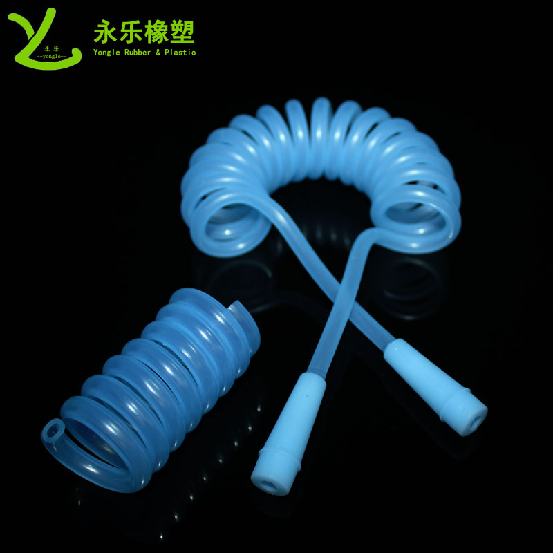 伸縮型彈簧硅膠管,醫(yī)療硅膠彈簧導流管,醫(yī)用彈簧式硅膠管