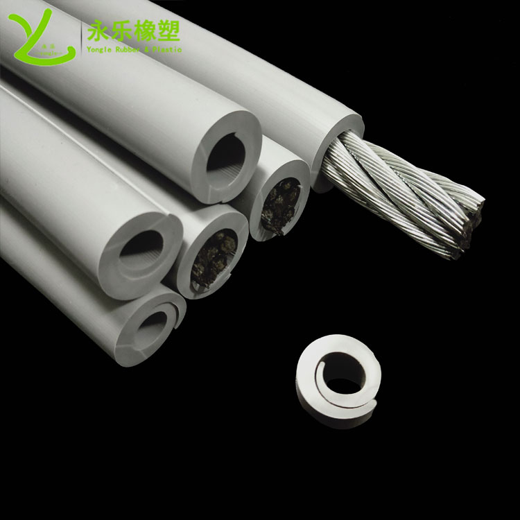 定制電力硅膠螺旋管，阻燃電力硅膠螺旋管，耐高溫電力硅膠螺旋管