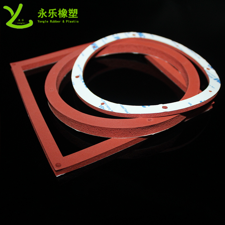 定制模壓發(fā)泡硅膠墊，無氣味模壓發(fā)泡硅膠墊，耐高溫模壓發(fā)泡硅膠墊