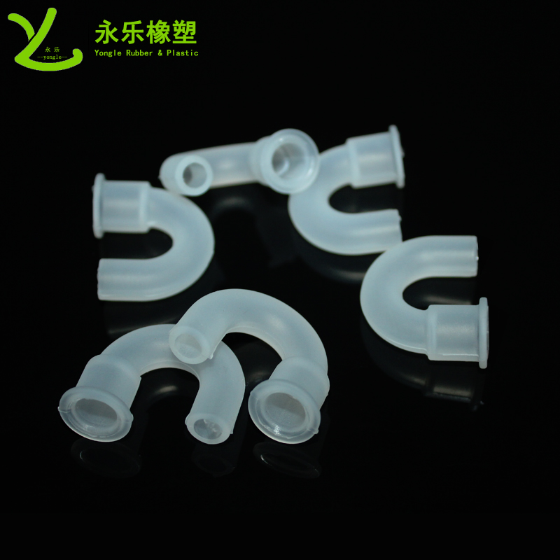醫(yī)用硅膠彎管，模壓硅膠彎管，血氧儀硅膠彎管